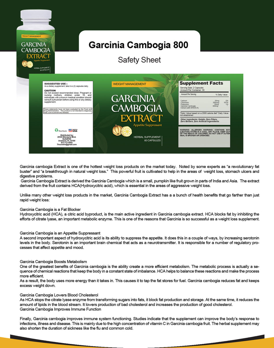 Pack De 2 Boîtes Garcinia Cambogia - 120 Capsules Végétales - Complément Naturel - Neuf