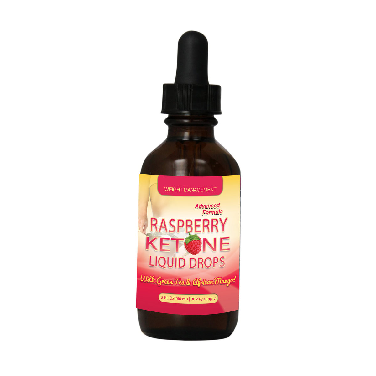 Raspberry Ketones Drops with Green Tea and African Mango