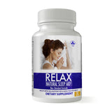 RELAX Natural Sleep Aid Capsules | Deep REM Support | Non‑Habit | 30‑Day Supply
