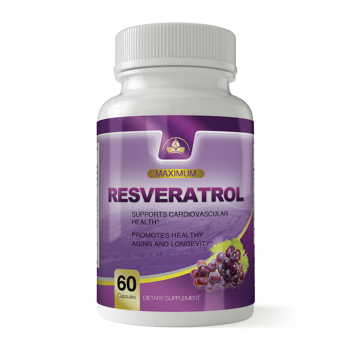 Super Resveratrol 1200mg Maximum Strength (60 Veggie Ca...