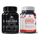Diabetic Support plus Black Seed Oil Combo Pack (2 sets)