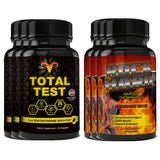 Total Test Testosterone Booster and Rock Hard Combo Pack
