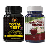 Total Test Testosterone Booster and Apple Cider Vinegar Combo Pack