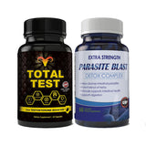 Total Test Testosterone Booster and Parasite Blast Combo Pack