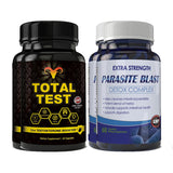 Total Test Testosterone Booster and Parasite Blast Combo Pack