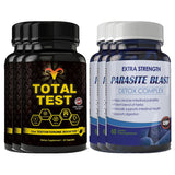 Total Test Testosterone Booster and Parasite Blast Combo Pack
