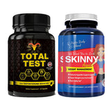 Total Test Testosterone Booster and Skinny Again Combo Pack