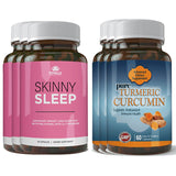 Skinny Sleep and Turmeric Curcumin Combo Pack