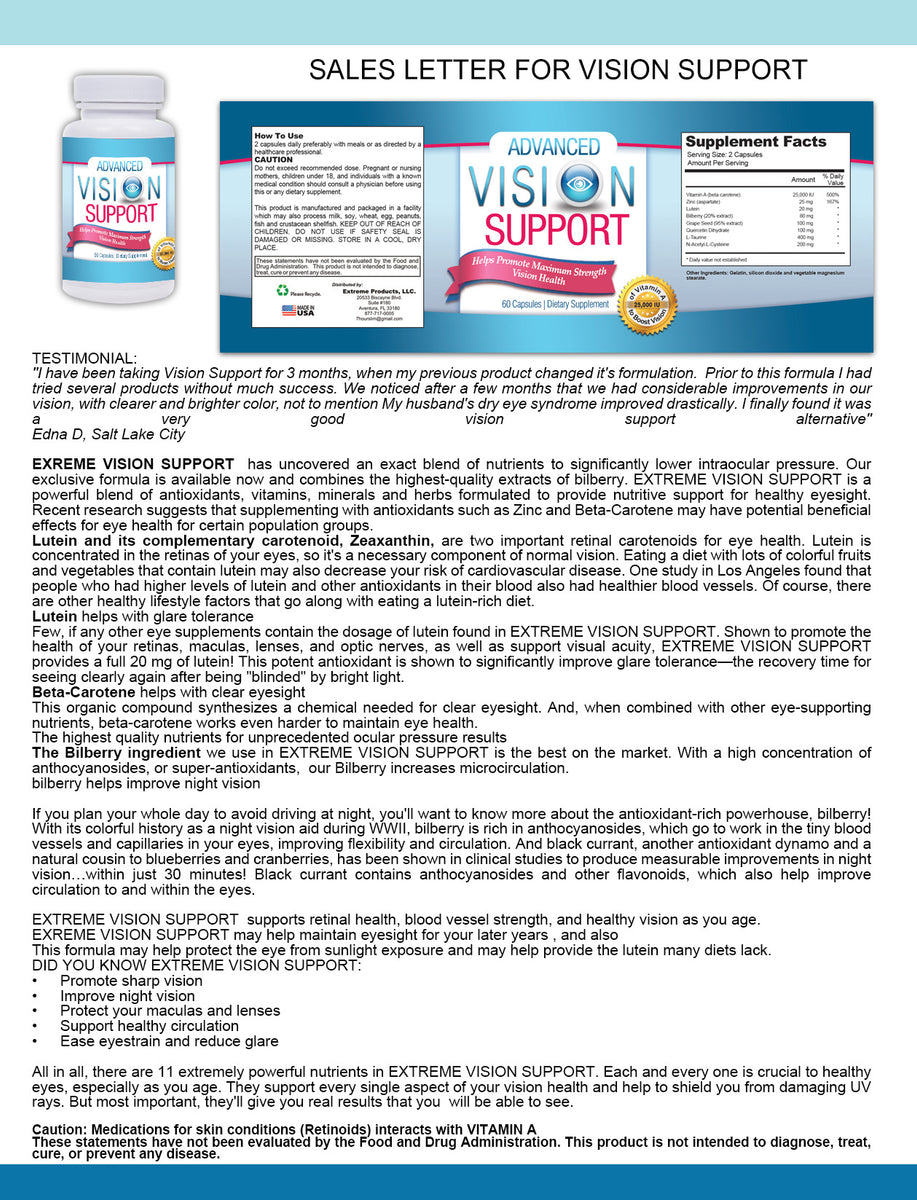 Advanced Vision Support (60 capsules)
