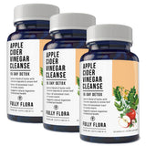 Fully Flora Apple Cider Vinegar Cleanse Natural Detox and Weight Loss (30 Capsules)