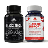 Diabetic Support plus Black Seed Oil Combo Pack