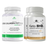 Hydrolized Collagen Peptides plus Keto BHB Combo Pack