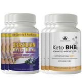Brazilian Belly Burn and Keto BHB Combo Pack