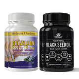 Brazilian Belly Burn and Black Seed Oil Combo Pack