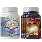 L-Glutamine and L-Carnitine Extra Strength Combo Pack