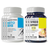 Fully Flora Keto BHB and Thyroid Support Combo Pack