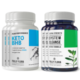 Fully Flora Keto BHB and System Cleanse Combo Pack