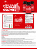Totally Products Apple Cider Vinegar Gummies - Non GMO (2 bottles)