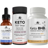 Advanced Keto Drops plus Keto Strips plus Keto BHB Combo Pack